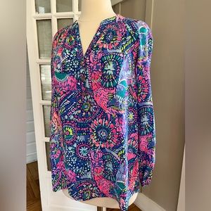 Lilly Pulitzer Elsa Silk Top